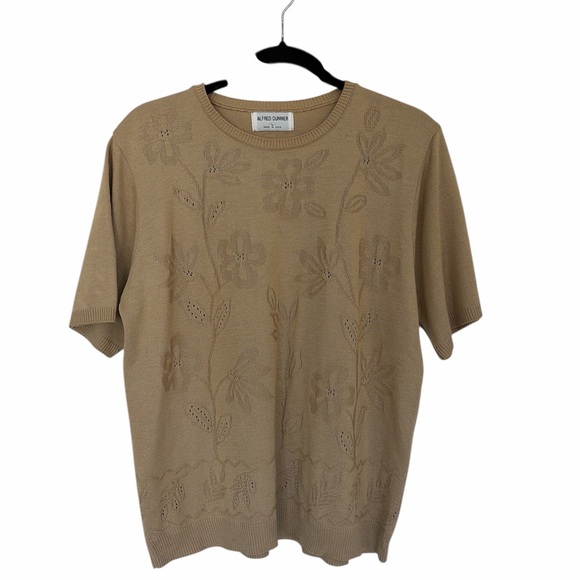 Alfred Dunner Sweaters - Alfred Dunner Vintage knit floral top